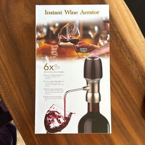Instant wine accelerator